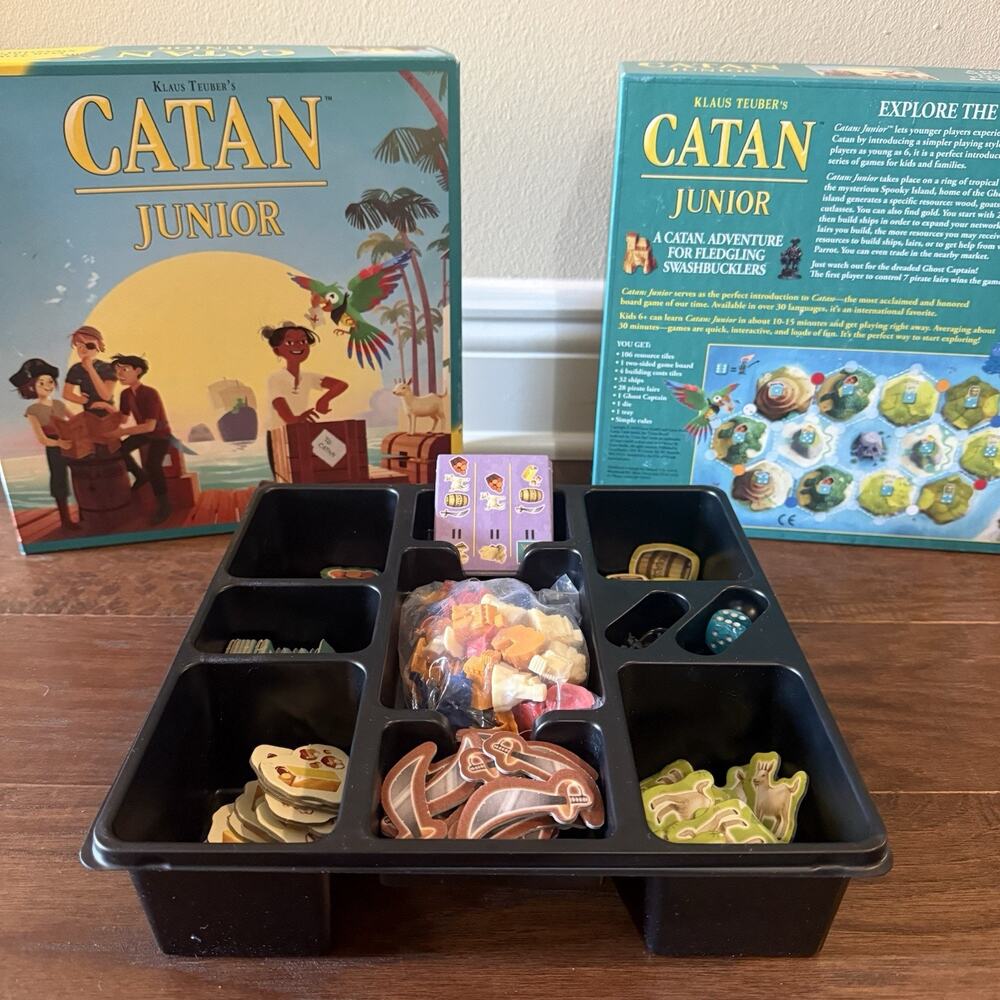 Catan Studio Catan Junior Pirates Board Game Complete Dice Game Complete Pieces
